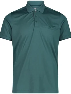 Functioneel poloshirt turquoise