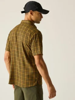 Functioneel shirt "Begarno" lichtbruin