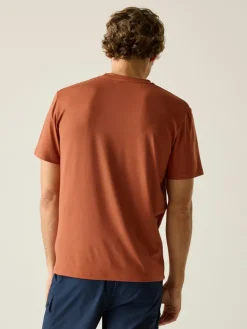 Functioneel shirt "Fingal Stretch" roestrood
