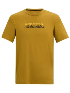 Functioneel shirt "Fingal Stretch" mosterdgeel