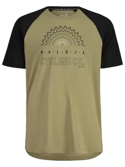 Functioneel shirt "KeeseckM." kaki/zwart