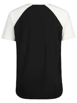 Functioneel shirt "KeeseckM." zwart/wit