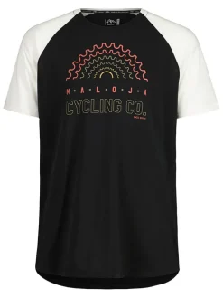 Functioneel shirt "KeeseckM." zwart/wit