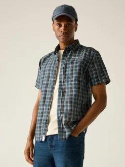 Functioneel shirt "Mindano" donkerblauw