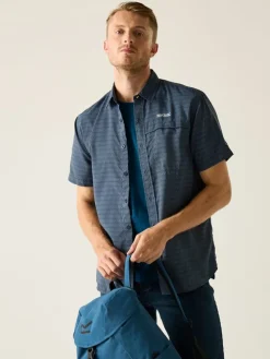 Functioneel shirt "Mindano" donkerblauw