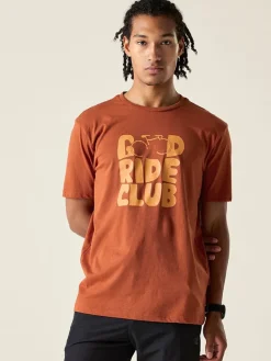 Functioneel shirt "Movement III" in Terrakotta