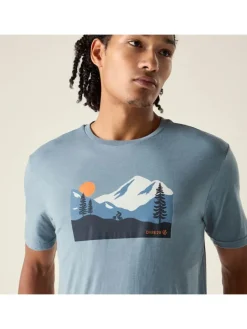 Functioneel shirt "Movement III" grijsblauw
