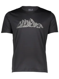 Functioneel shirt "Peak Graphic" zwart