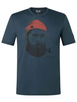 Functioneel shirt "Sailor" donkerblauw