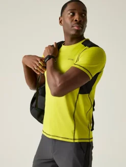 Functioneel shirt "Virda" geel