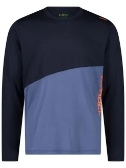 Functioneel shirt zwart/blauw