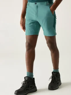 Functioneel short "Mountain" turquoise