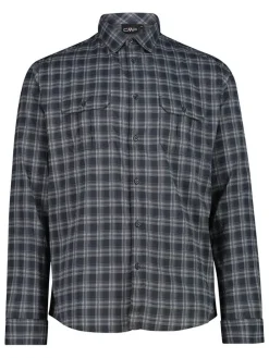Functionele blouse antraciet