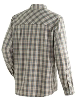 Functionele blouse "Claas" - regular fit - beige/grijs
