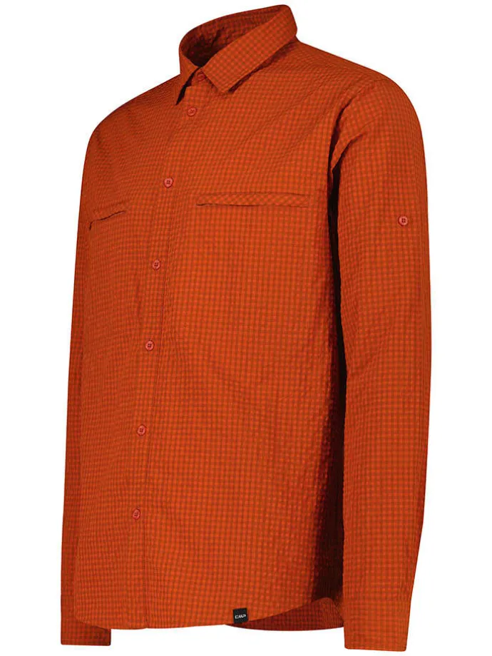 Functionele blouse oranje
