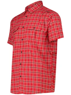 Functionele blouse rood