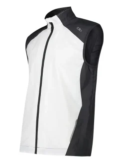 Functionele bodywarmer wit/zwart