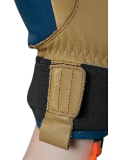 Functionele handschoenen "Experience" lichtbruin/donkerblauw