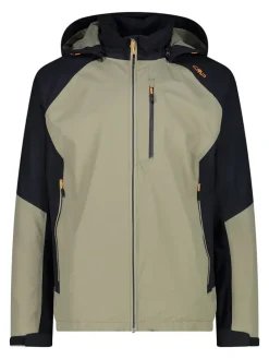 Functionele jas beige/zwart