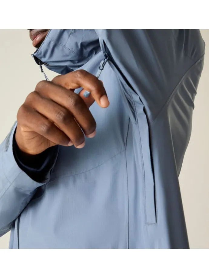 Functionele jas "Breathe Out" blauwgrijs