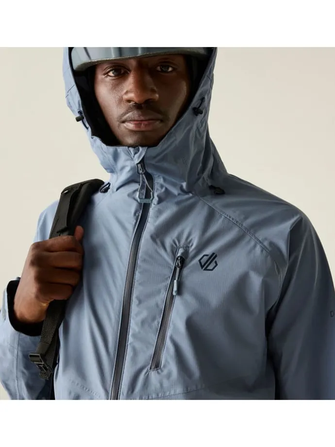 Functionele jas "Breathe Out" blauwgrijs