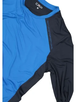 Functionele longsleeve blauw