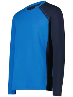 Functionele longsleeve blauw