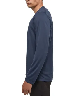Functionele longsleeve donkerblauw