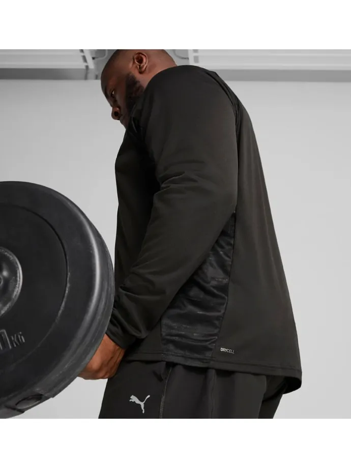 Functionele longsleeve zwart