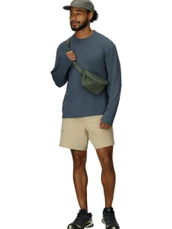 Functionele short "AirExchange SolarShield" beige