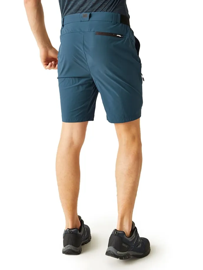 Functionele short "Travel Light Packaway" blauw