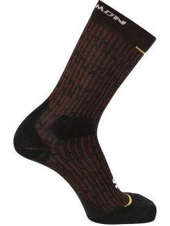 Functionele sokken "Ultra Glide Crew" zwart/rood