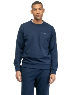 Functionele sweatshirt "Midtli" donkerblauw