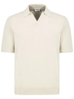 Gebreid shirt beige