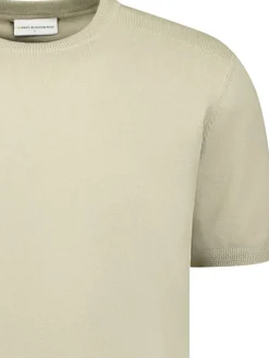 Gebreid shirt beige