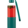 Glazen fles "Melior" petrol - 500 ml