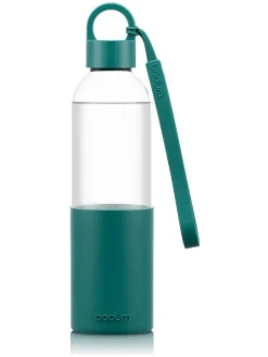 Glazen fles "Melior" petrol - 500 ml