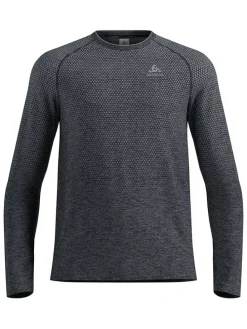 Hardlooplongsleeve "Essential Seamless" grijs