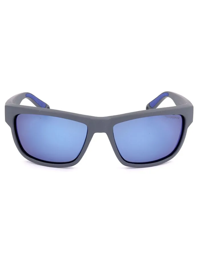 Herenzonnebril grijs/blauw