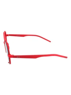 Herenzonnebril rood/zwart