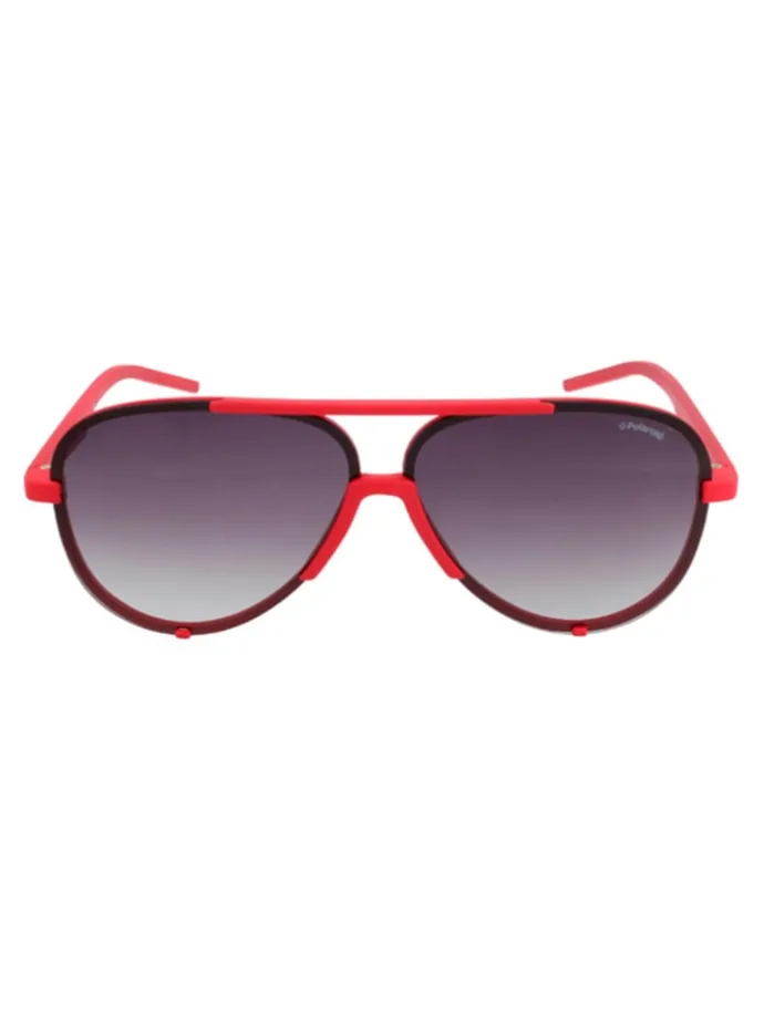 Herenzonnebril rood/zwart