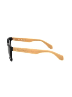Herenzonnebril zwart-beige/grijs