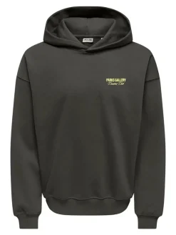 Hoodie antraciet
