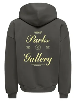 Hoodie antraciet