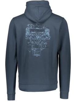 Hoodie donkerblauw