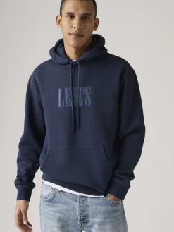 Hoodie donkerblauw