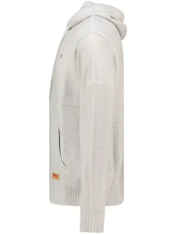 Hoodie "Faglio" lichtgrijs