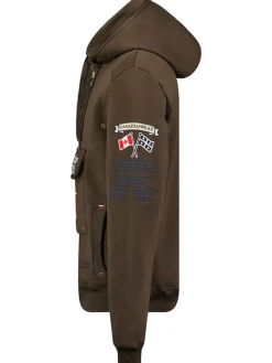 Hoodie "Galapagos" bruin