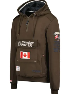Hoodie "Galapagos" bruin