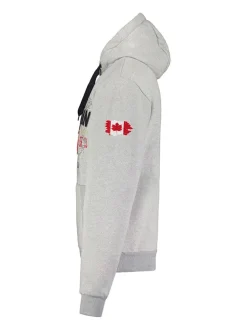 Hoodie "Guitreak" grijs